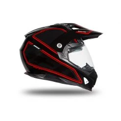 Crosstourer Casco Ufo Aries 2206 Nero Rosso -Offerte Ufo Negozio ufo aries helmet blackred 3