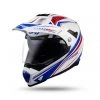 Crosstourer Casco Ufo Aries Bianco Blu Rosso -Offerte Ufo Negozio ufo aries helmet blubiancorosso