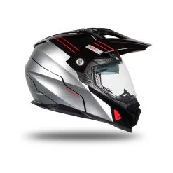 Crosstourer Casco Ufo Aries 2206 Nero Argento 7 Crosstourer Casco Ufo Aries 2206 Nero Argento -Offerte Ufo Negozio ufo aries helmet neroargento 3
