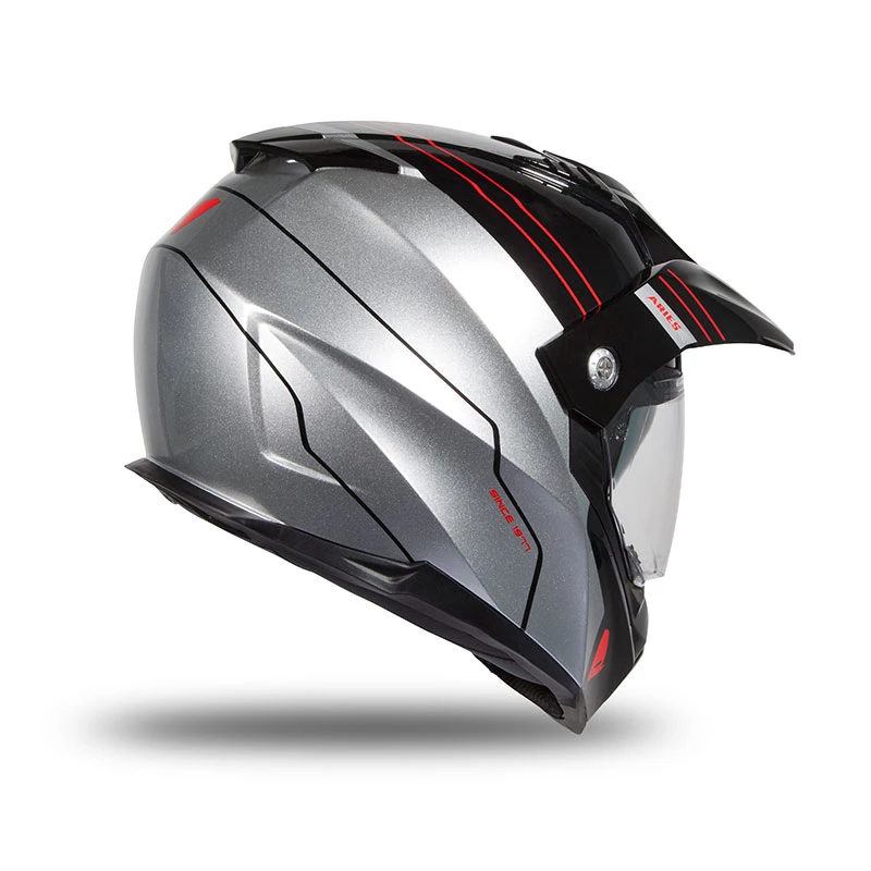 Crosstourer Casco Ufo Aries 2206 Nero Argento 5 Crosstourer Casco Ufo Aries 2206 Nero Argento - immagine 4