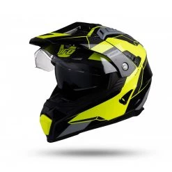 Crosstourer Casco Ufo Aries Nero Giallo