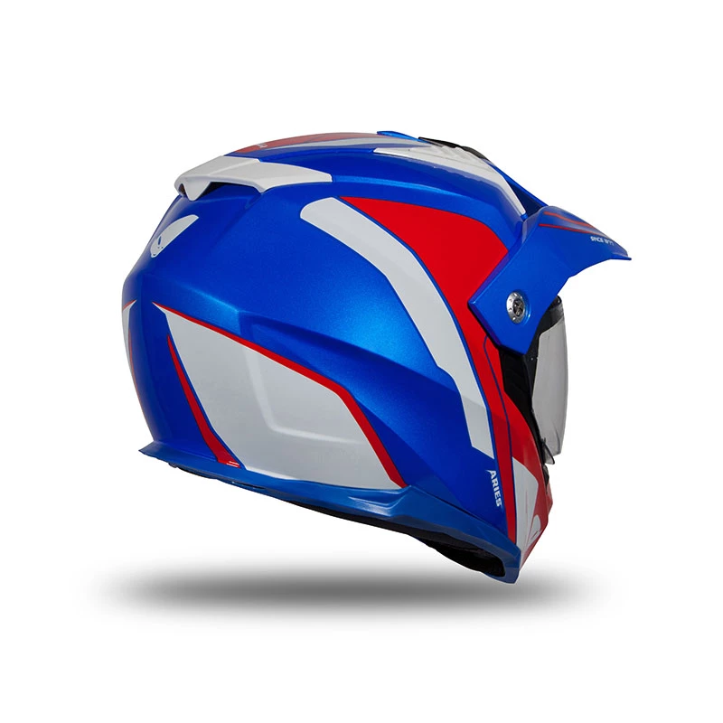 Crosstourer Casco Ufo Aries 2206 Blu Rosso Bianco 6 Crosstourer Casco Ufo Aries 2206 Blu Rosso Bianco - immagine 4