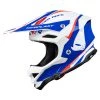 Fibra Casco Ufo Diamond Bianco Blu Rosso -Offerte Ufo Negozio ufo diamond biancoblu