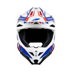 Fibra Casco Ufo Diamond Bianco Blu Rosso -Offerte Ufo Negozio ufo diamond biancoblu 4