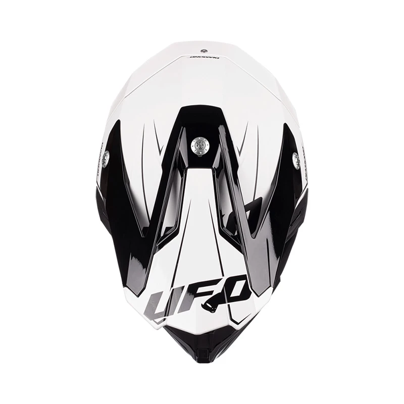 Fibra Casco Ufo Diamond Bianco Nero 7 Fibra Casco Ufo Diamond Bianco Nero - immagine 5