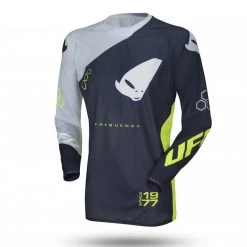 Maglie Maglia Ufo Frequency Slim Blu Giallo