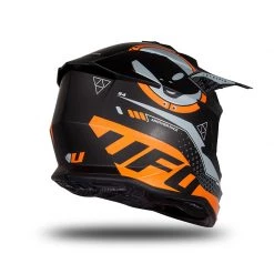 Policarbonato Casco Ufo Intrepid Nero Arancio Opaco -Offerte Ufo Negozio ufo intrepid black orangematt 4