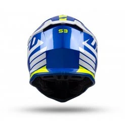 Policarbonato Casco Ufo Intrepid Blu Bianco Giallo Fluo -Offerte Ufo Negozio ufo intrepid helmet bluewhiteyellowfluo 4