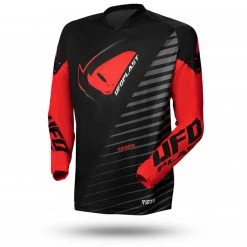 Maglie Maglia Ufo Kimura Nero Rosso