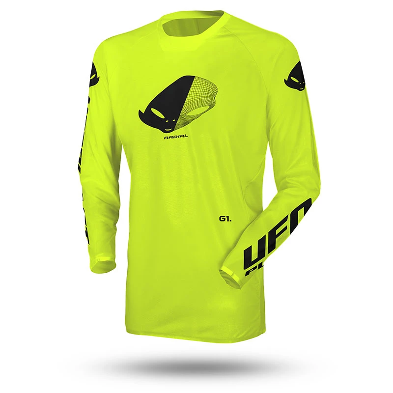 Maglie Maglia Ufo Radial Slim Giallo 3 Maglie Maglia Ufo Radial Slim Giallo