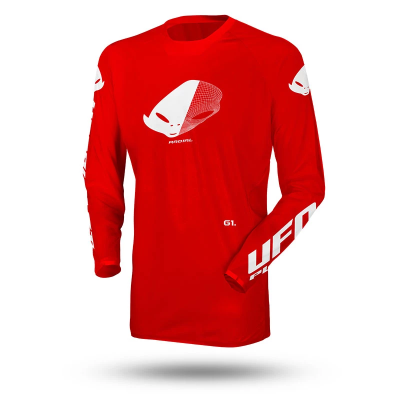 Maglie Maglia Ufo Radial Slim Rosso 3 Maglie Maglia Ufo Radial Slim Rosso