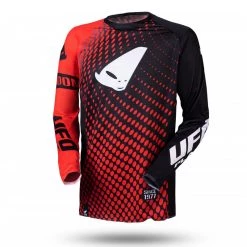 Maglie Maglia Ufo Radom Nero Rosso