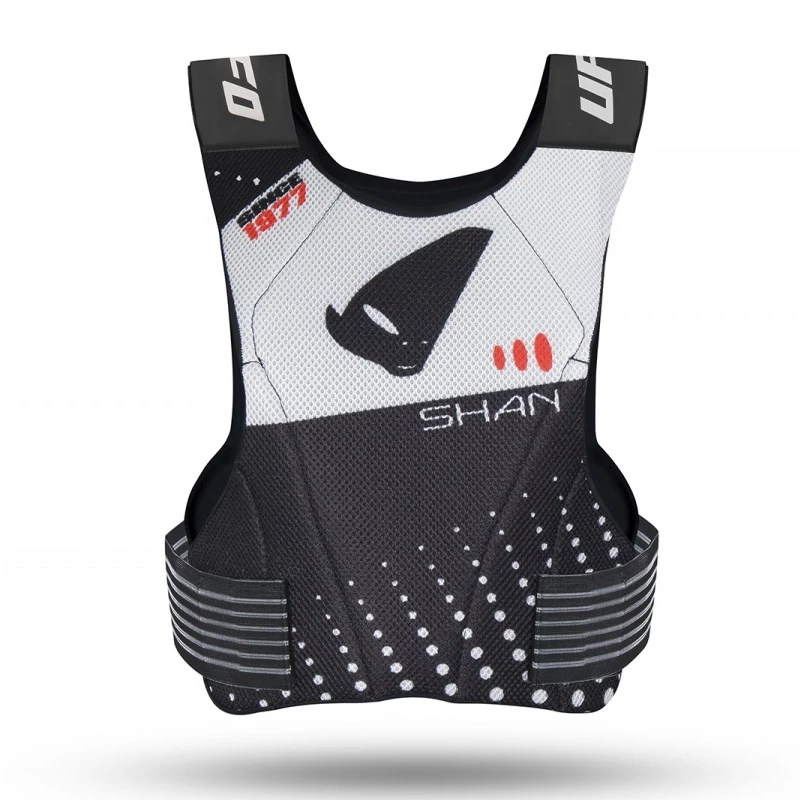 Busto Pettorina Ufo Shan Nero Bianco 2 Busto Pettorina Ufo Shan Nero Bianco