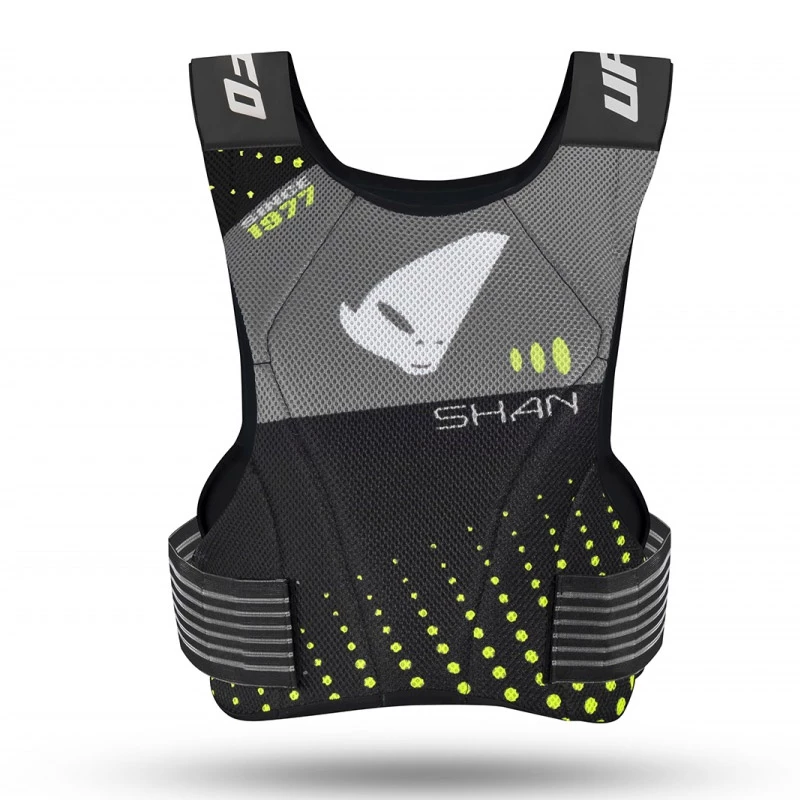 Busto Pettorina Ufo Shan Nero Verde Fluo 3 Busto Pettorina Ufo Shan Nero Verde Fluo