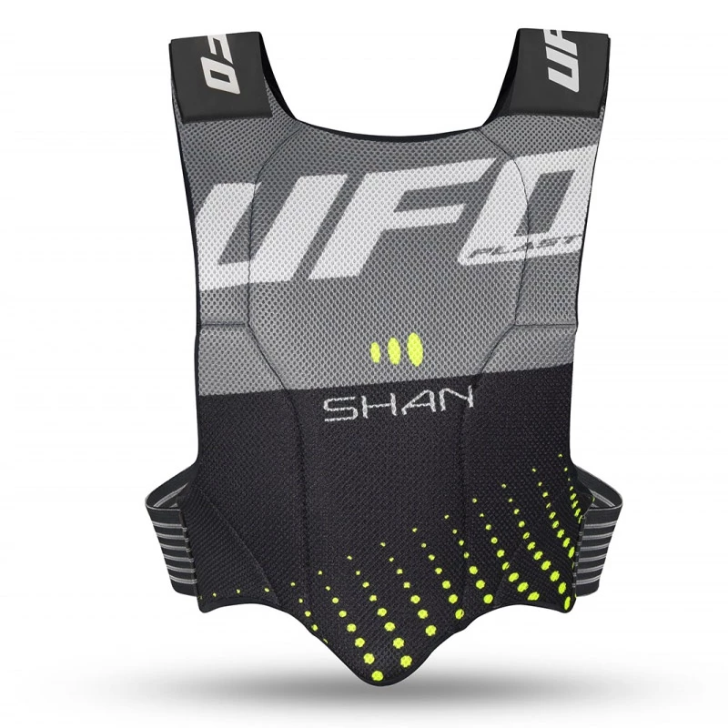 Busto Pettorina Ufo Shan Nero Verde Fluo 4 Busto Pettorina Ufo Shan Nero Verde Fluo - immagine 2