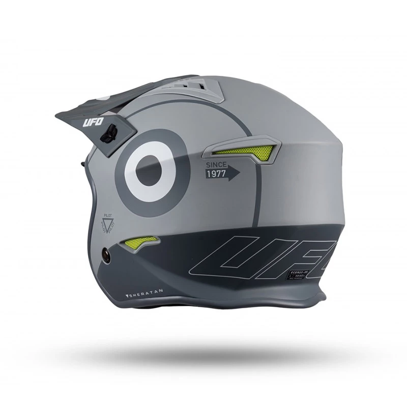 Trial Casco Ufo Sheratan 21 Grigio 5 Trial Casco Ufo Sheratan 21 Grigio - immagine 3