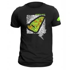 T Shirts T Shirt Ufo Nero Giallo Fluo